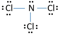 NCl3 Lewis结构